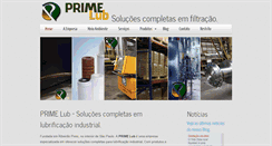 Desktop Screenshot of primelub.com